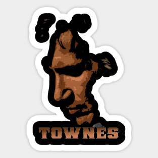 Townes Van Zandt Portrait Design Sticker